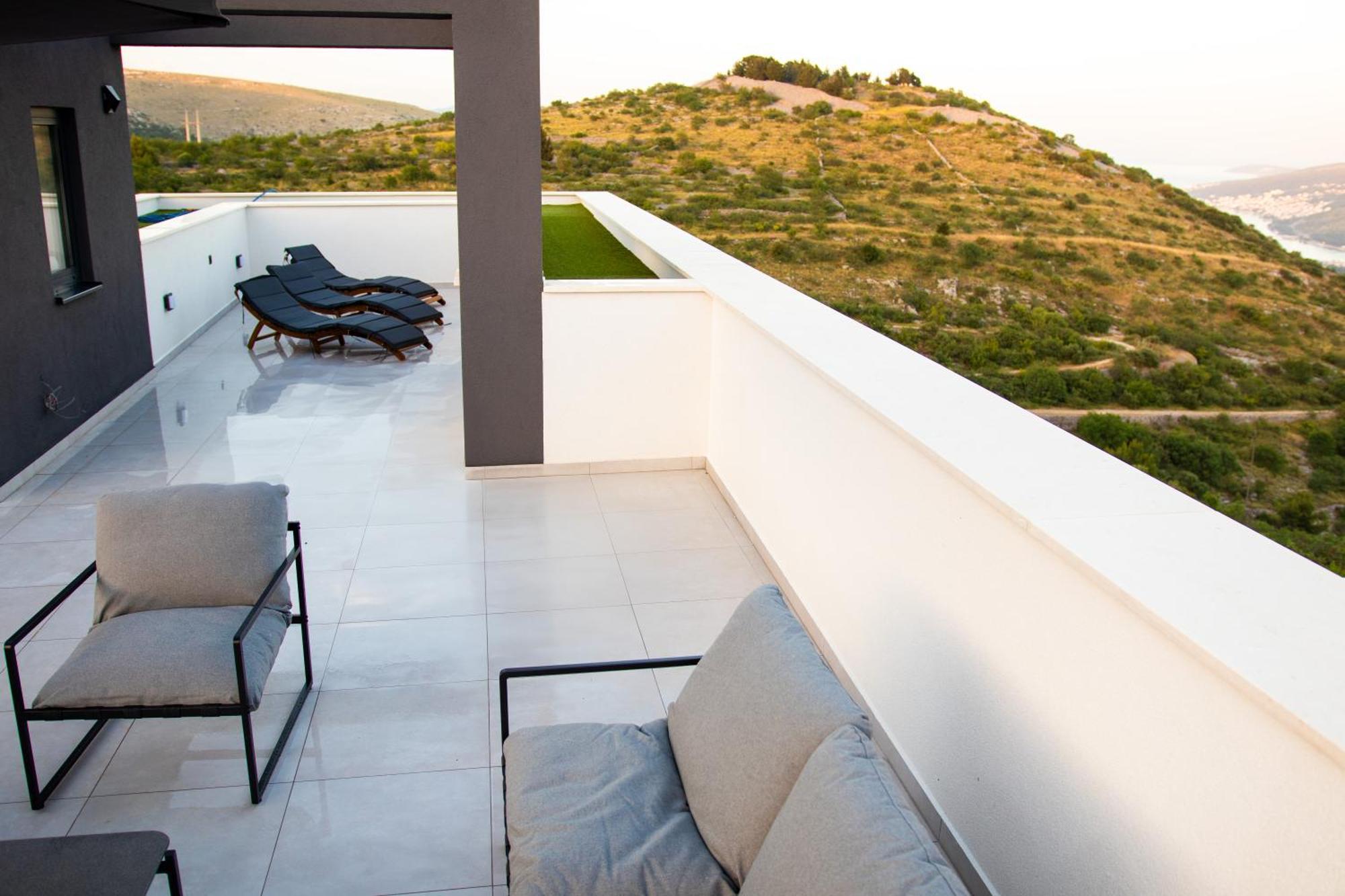 Villa Blue Horizon Donji Seget Esterno foto