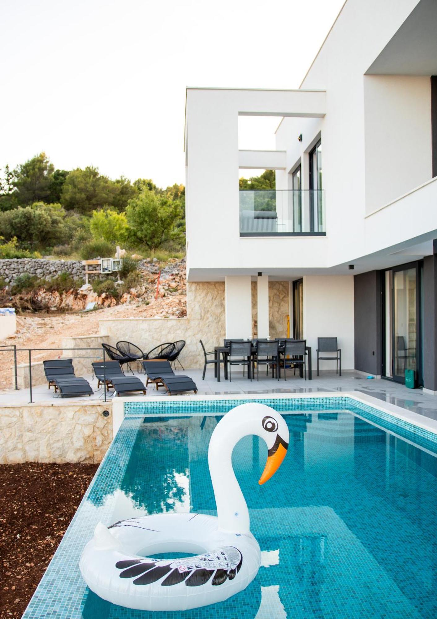 Villa Blue Horizon Donji Seget Esterno foto